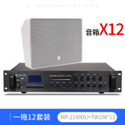 惠威Hivi/ TW108壁挂音响校园广播店铺背景音乐挂墙音箱挂壁 一拖12套装