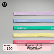 lululemon丨Skinny 女士窄款可调节运动头带 *5 条装 LW9ENUS 樱花粉亮黄天堂绿辛纳屈蓝紫宇宙 O/S