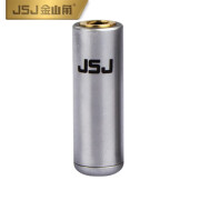 JSJ 3.5耳机插头 3.5mm插头 双声道耳机插座 3节立体声耳机音响焊接头 aux3.5母焊接头定制DIY维修用 3.5mm铝合金母头  3节 一个装