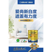 晨阳水漆（cysq）内墙漆爱尚白二合一三合一五合一水性室内墙面25kg 18L 爱尚白五合一白色 快递包装送货