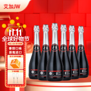 艾加（JW）艾槟无酒精无醇甜型气起泡酒青红葡萄汁饮料西班牙进口中秋送礼 红葡萄汁六瓶装750ml*6