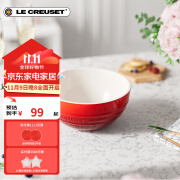 酷彩（Le Creuset）炻瓷米饭碗 汤碗 面碗 沙拉碗 家用碗套装大碗彩虹系列渐变色 11.8cm米饭碗红色