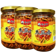 龙老师木瓜条 500g/瓶 香辣木瓜丝酱广西菜横县木瓜丁下饭菜 龙老师木瓜条500克*3瓶