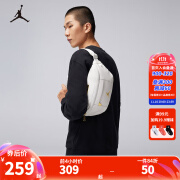 NIKE JORDAN 耐克AJ腰包男女运动胸包户外跑步手机收纳包 白色/白色/黑色 8/20(36x13x9cm)