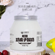 天缘妙可新疆奶皮子酸奶1kg*2桶装全脂冷链 1kg*2桶)奶皮子酸奶顺丰空运