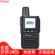 Clorgo 全国不限距离4G公网5000公里免续费双卡双待车队工地出租物流手持定位插卡远距离对讲机 T100（免续费）