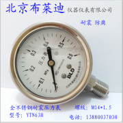 BLDYTHN-63全不锈钢耐震 M14*1.5径向水压油压气压 0-60MPA