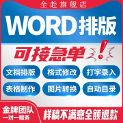 word排版文档编辑文件代制作简历表格式修改打字书pdf转图片帮做 10块的*数量累计对应金额