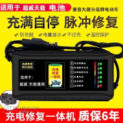 自动断电电动车电瓶车充电器48V60V72V20AH电车三轮车威通用 六灯加强版自动断电48V12AH通用