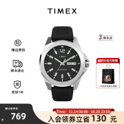 天美时（TIMEX）Main Street系列日期窗口八角形石英手表男节日礼物生日礼物 TW2W42900