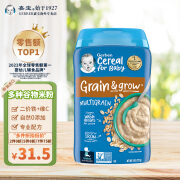 嘉宝（GERBER）嘉宝（GERBER）美国原装进口嘉宝Gerber高铁米粉 2段6月+多种谷物米粉 227g 1罐