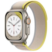 HONDOOXN【厂家直发】适用苹果手表applewatch ultra2/S9/8/7/6/5/SE 智能 applewatch【野径黄配米色】