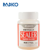 PADICO 日本粘土陶泥用水剂 亮光剂超亮红瓶哑光绿瓶100ml 表面保护装饰剂 红瓶超亮光100ml