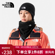 北面（The North Face）围脖男女同款秋冬新品户外保暖抓绒护颈骑行滑雪围巾7WIW 7WIW-JK3黑色 OS