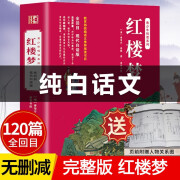 【纯白话文】四大名著全套原著正版现代文完整版青少年版初中生小学生版120回全集无删减大字版五年级必读 白话文现代文青少年版自营直发 红楼梦白话文版单册（JD快递）