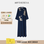 CAROLINA HERRERA 缀饰罩衫裙 P00938686 蓝色 XS