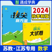 【顺丰包邮】2024新版小学拔尖新方案小学拔尖大试卷1-6年级基础巩固提优练习习题试卷视频讲解分析 【2册】【数学*江苏专用】拔尖新方案+大试卷 1年级上册