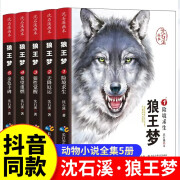 【官方正版】狼王梦完整版全套5册沈石溪动物小说小学生四五六年级课外阅读书籍沈石溪7-14岁系列儿童文学课外阅读 【全5册】狼王梦