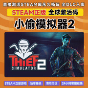 G 电脑游戏Steam激活码全DLC国区cdkey正版激活入库全球区送修改器 小偷模拟器2 终极版【本体+全DLC】激活码