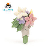 jELLYCAT手捧花趣味植物趣味花束毛绒玩具安抚儿童公仔玩偶送礼 手捧花 1束 【送防尘袋】 31cm