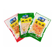 与美与美香辣藕片70g*10袋川味零食味小吃四川酸辣脆藕片 香辣味