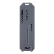 忆捷（EAGET）M.2移动固态硬盘（PSSD）HM05 Type-C USB3.2高速传输手机连电脑外接存储硬盘CNC全金属款2TB