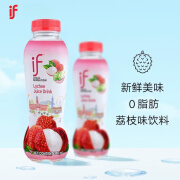 if泰国进口荔枝水（含芦荟果肉）荔枝味果汁饮料NFC网红饮品 350ml*6瓶