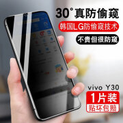 vivoY30钢化膜Y30全屏V2036A手机vivo防窥ⅴivoyⅴiv0v适用voy丫vi贴膜v 【防窥钢化膜1片】保护隐私-全屏覆盖 vivo Y30