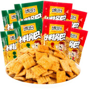 琥珀小米锅巴22g*20袋麻辣味糯米锅巴手工怀旧食品膨化办公室零食小吃大礼包 混合味22g*20袋