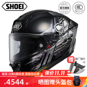 SHOEI X15头盔日本原装进口摩托车全盔 X14红蚂蚁男女四季赛道跑盔防雾 X15 符号/CROSSLOGO TC-5 XXL