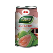 泰山红芭乐汁310ML*6罐宝岛果乡果汁饮料 拆箱发货 红芭乐汁310*6罐