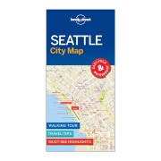 现货 英文原版 Lonely Planet Seattle City Map 1 西雅图城市地图 孤独星球 英文版 进口英语原版书籍