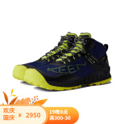 keen Nxis Evo网面透气 山系露营地户外登山徒步休闲防水工装男鞋 Black/Evening Primrose 标准42.5/US9.5