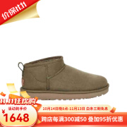 UGG【当季新品】雪地靴 周冬雨同款女鞋经典款迷你短筒平底短靴 棕色 37