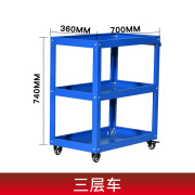 华豫汇云定制五金工具柜抽屉式工具车修理厂维修间多功能重型工具 三层车