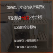 简易ins风床头柜实木北欧床边柜排骨置物架出租房落地收纳桌柜子 定制尺寸 组装