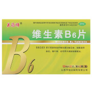 [关药师] 维生素B6片 10mg*100片 1盒装