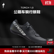 SPECIALIZED闪电 TORCH 1.0 入门款 男/女式公路自行车骑行锁鞋透气舒适 黑色 40