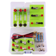 小学科学简单电路实验盒套装串联并联让小灯泡发光小实验四年级下初中物理电学电路实验器材教具 A款套装
