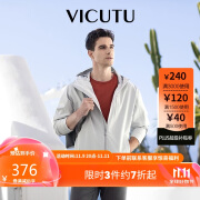 威可多（VICUTU）男士运动户外夹克VES23143300 本白-连帽 175/96B 