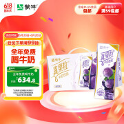 蒙牛（MENGNIU）真果粒牛奶饮品（草莓+芦荟+椰果+桃果粒）250g*24盒 Q弹椰果真果粒葡萄12盒