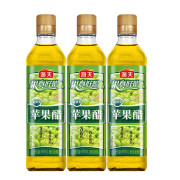 海天 醋 苹果醋450ml/瓶 果汁酿造 凉菜沙拉发酵型水果醋 苹果醋450ml*3瓶