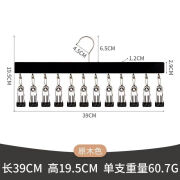 袜子内衣收纳帽子收纳神器挂鸭舌帽家用带挂钩多夹子棒球帽整理架 经典黑12夹【热销款】