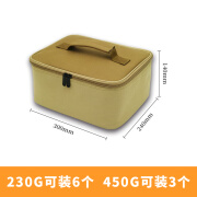 脉鲜【官方直销】进口户外气罐扁气罐高山罐野营高山炉具高原便携野炊 气罐收纳包(230克装6个450个可装
