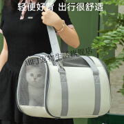 妙普乐猫包外出手提拎袋透气夏秋便携可狗中小型犬大容量背包斜跨 透气单肩包 单肩_手提_斜跨 20斤内猫咪_14斤内狗狗