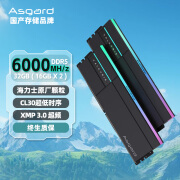 阿斯加特Asgard16GBx2 24GBx2 DDR5 6000 6400 6800 7200 7600台式机内存条 RGB灯条-女武神·瓦尔基里Ⅱ代 16Gx2 6000海力士M-die CL30