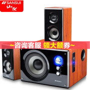 山水（SANSUI） 80A 2.1声道多媒体音响笔记本台式电脑音箱书架蓝牙大音量三分频重低音炮升级卡拉ok版家庭K歌 80A标配(6.5吋低音炮蓝牙三分频)