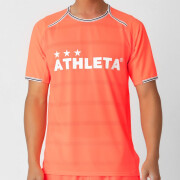 ATHLETA阿仕利塔运动短袖T恤男士速干透气跑步运动休闲户外上衣女 浅红 S