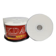 KDA DVD-R盘面可打印DVD+R 4.7G光盘/刻录光盘/空白光盘/刻录碟片白面刻录盘 4G 盘面打印光碟 50片 盘面可打印DVD-R16X 50片 桶装 【无袋】