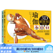 瑜伽3D解剖书Ⅱ--动作篇+I--肌肉篇套装 全2册 瑜伽教程拉伸运动健身教程零基础初级入门指南书 后浪正版